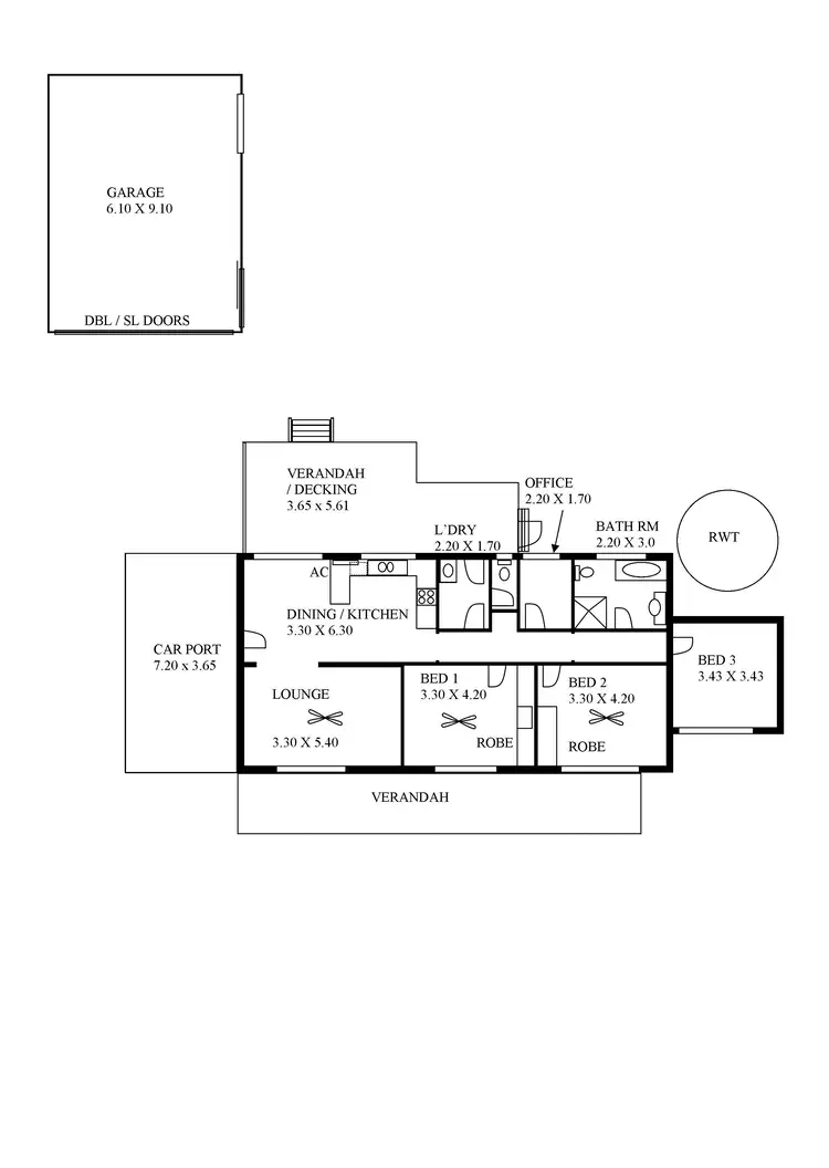 Floorplan of Homely house listing, 33 Coral Street, Port Lincoln SA 5606