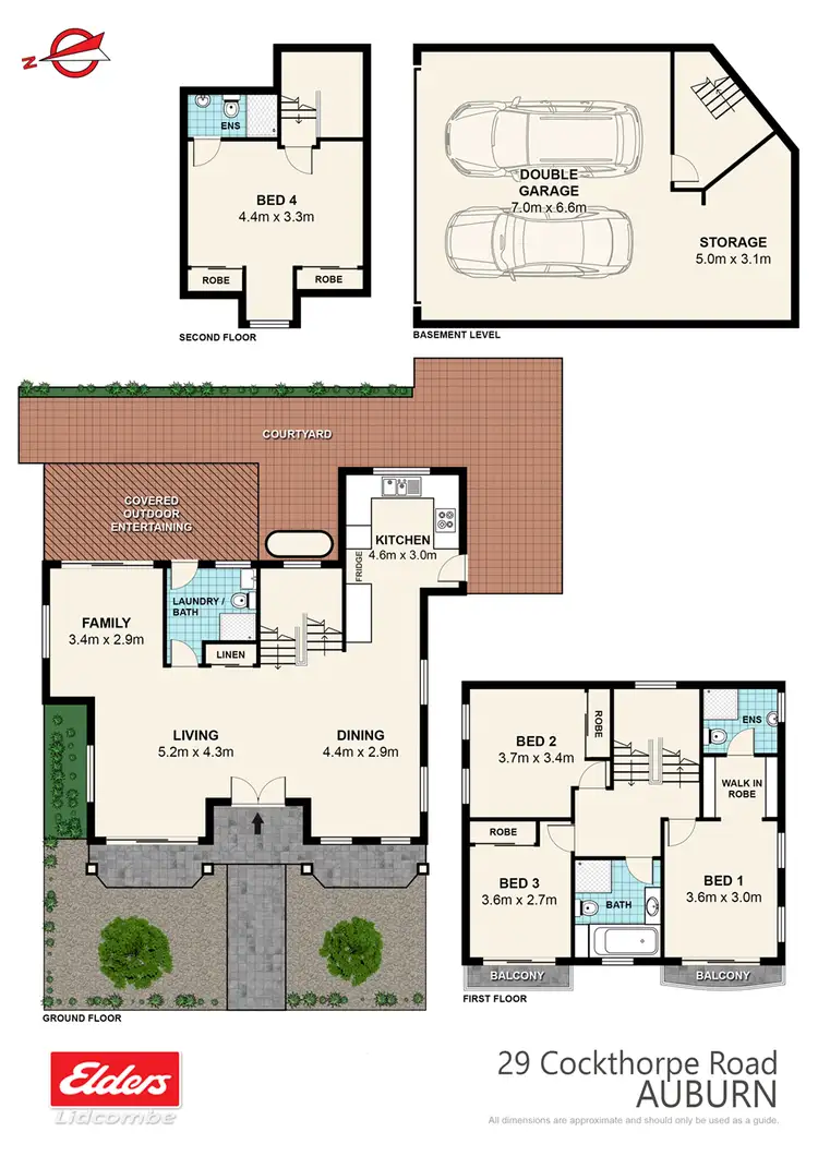 Floorplan of Homely townhouse listing, 29 COCKTHORPE ROAD, Auburn NSW 2144