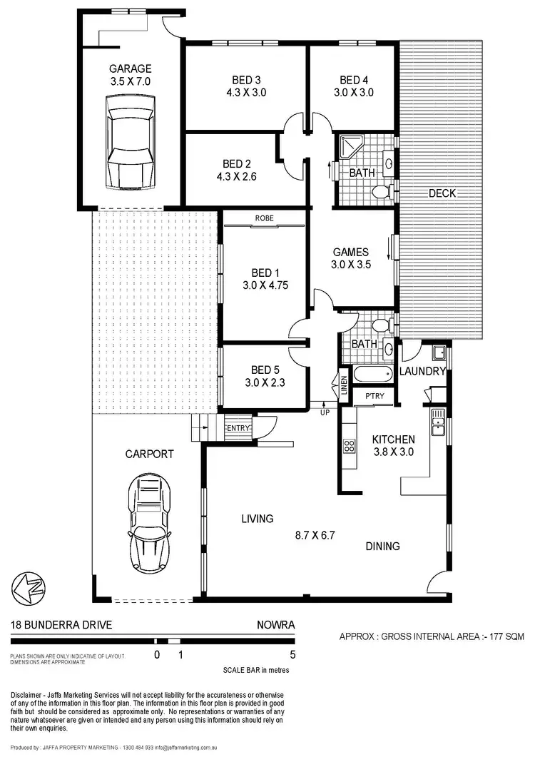 Floorplan of Homely house listing, 18 Bunderra Drive, Nowra NSW 2541