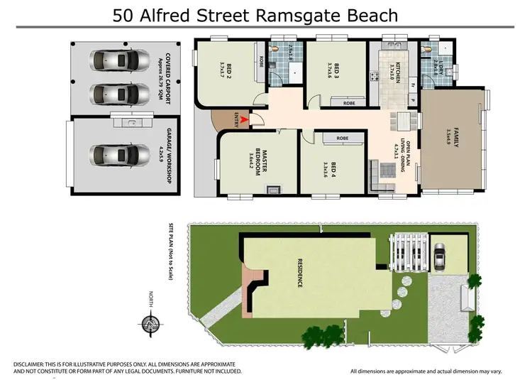 Floorplan of Homely house listing, 50 Alfred Street, Ramsgate Beach NSW 2217