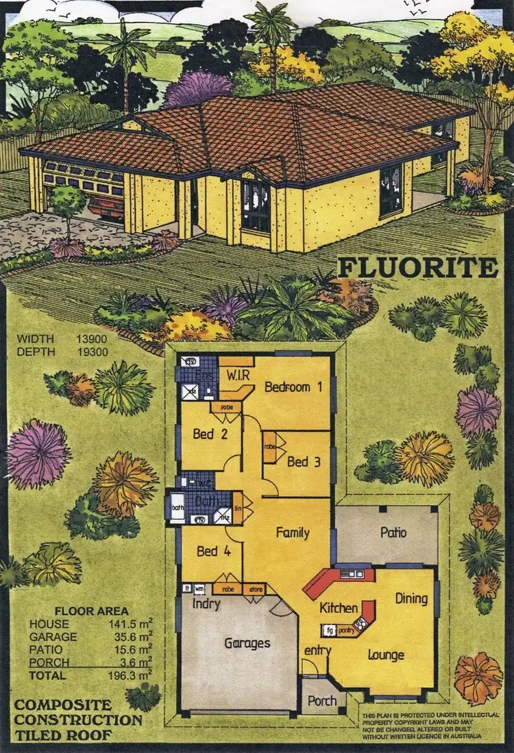 Floorplan of Homely house listing, 4 Tilley Court, Caboolture QLD 4510
