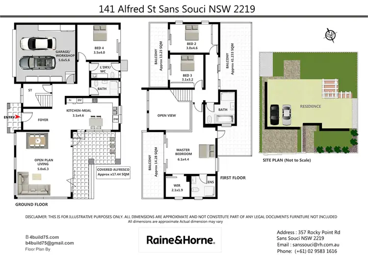 Floorplan of Homely house listing, 141 Alfred Street, Sans Souci NSW 2219