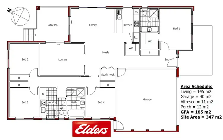 Floorplan of Homely house listing, 22 Rockley Parade, Googong NSW 2620