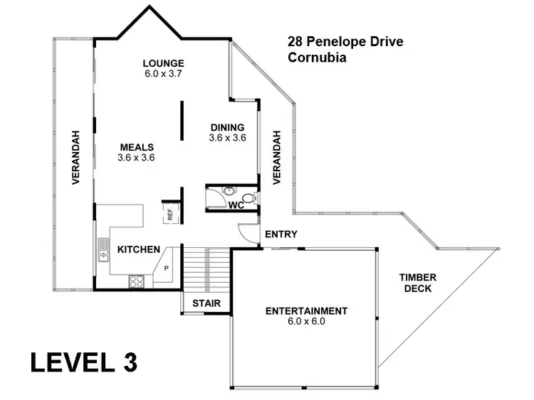 Floorplan of Homely house listing, 28 Penelope Drive, Cornubia QLD 4130