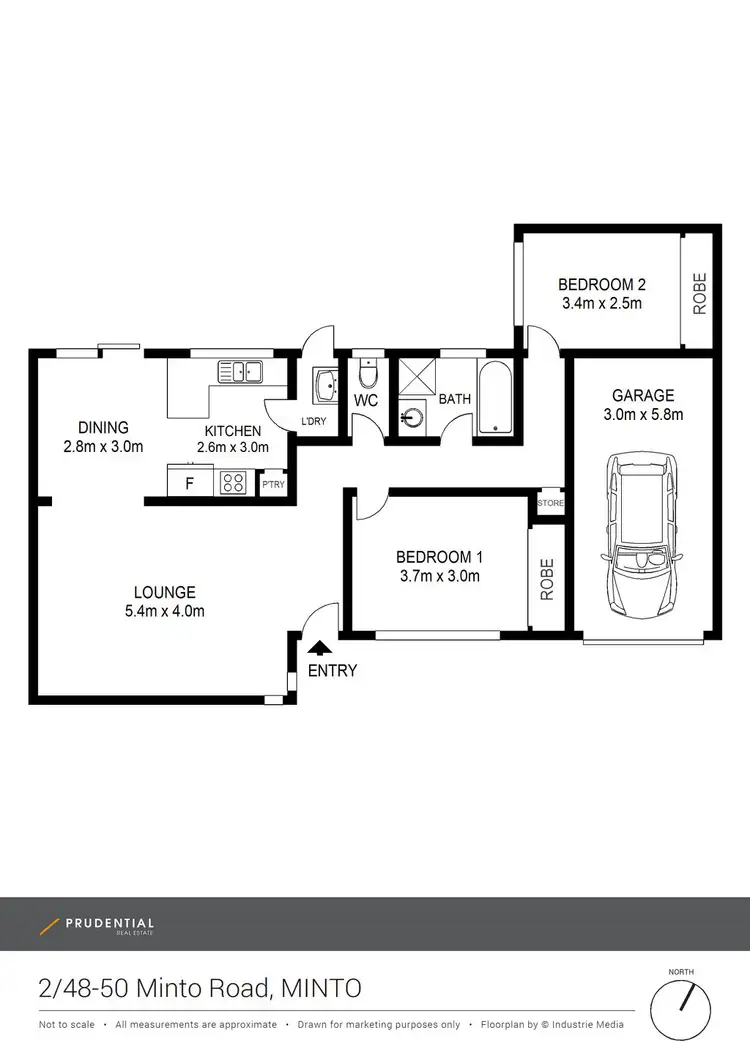 Floorplan of Homely house listing, 2/48-50 Minto Road, Minto NSW 2566