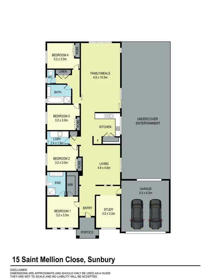 Floorplan of Homely house listing, 15 St Mellion Close, Sunbury VIC 3429
