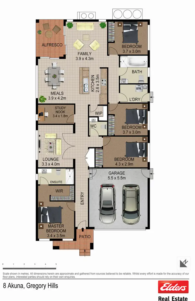 Floorplan of Homely house listing, 8 Akuna Street, Gregory Hills NSW 2557