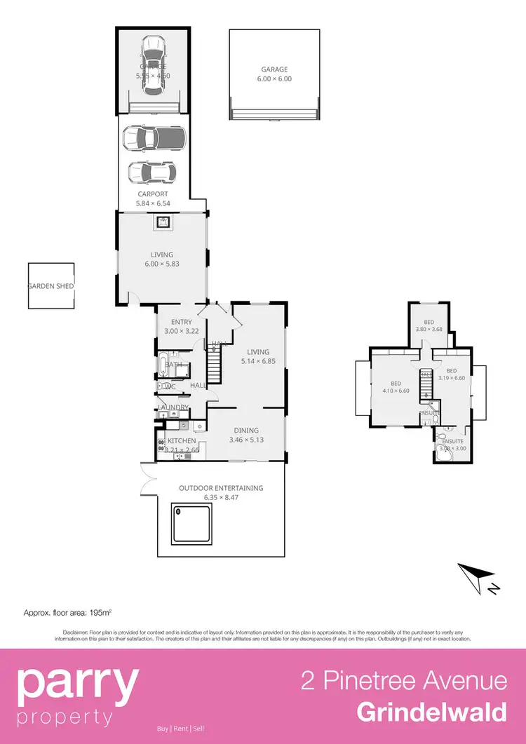 Floorplan of Homely house listing, 2 Pine Tree Avenue, Grindelwald TAS 7277