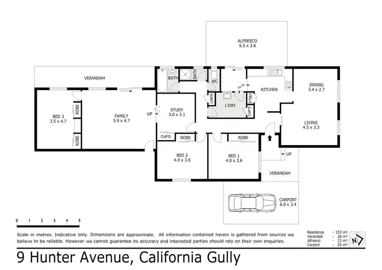 Floorplan of Homely house listing, 9 Hunter Avenue, California Gully VIC 3556