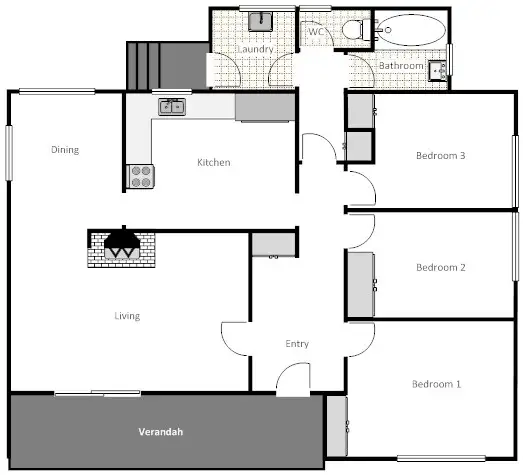 Floorplan of Homely house listing, 26 Longstaff Street, Lyneham ACT 2602