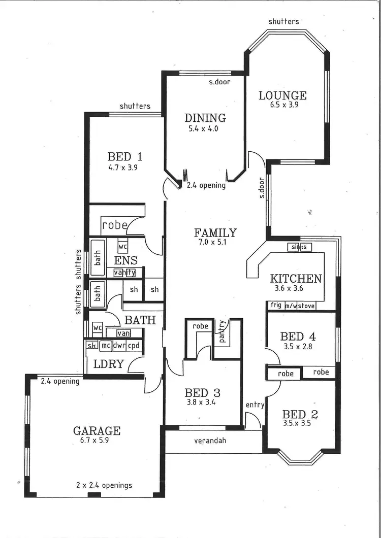Floorplan of Homely house listing, 15 New Landing Way, Renmark SA 5341