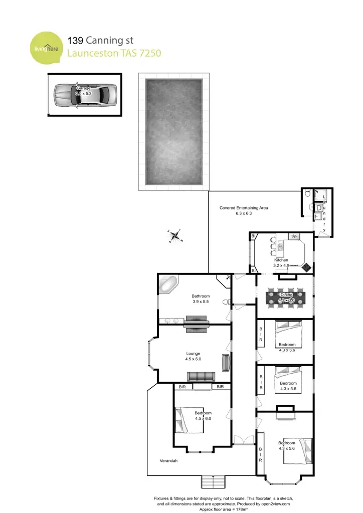Floorplan of Homely house listing, 139 Canning Street, Launceston TAS 7250