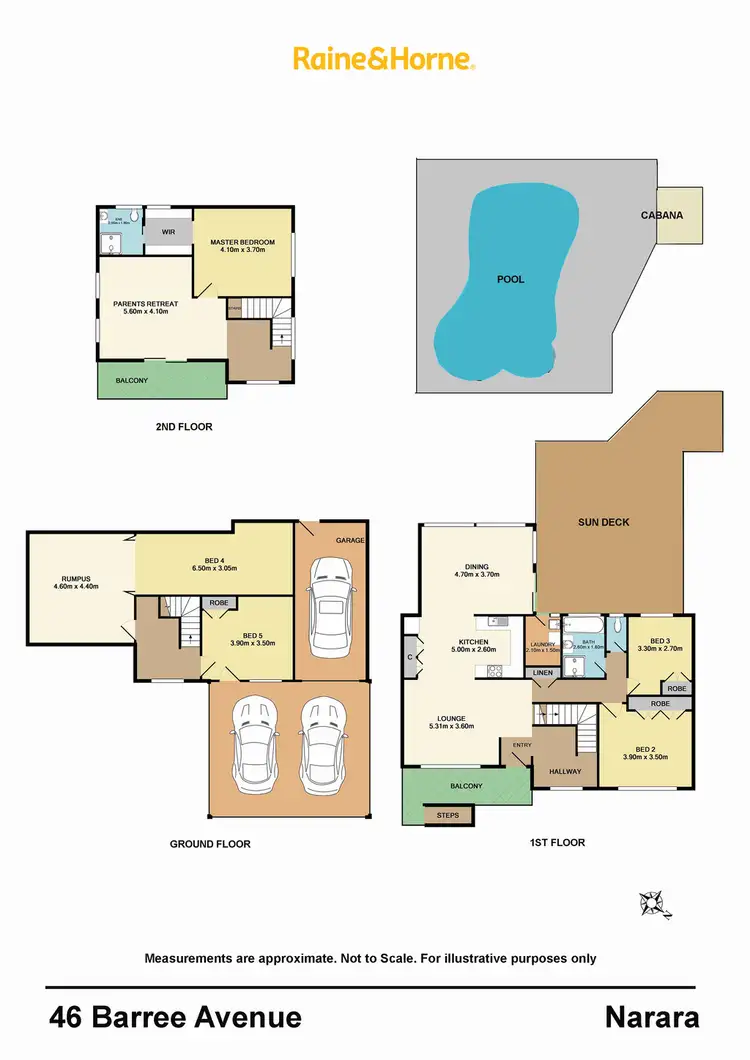 Floorplan of Homely house listing, 46 Barree Avenue, Narara NSW 2250