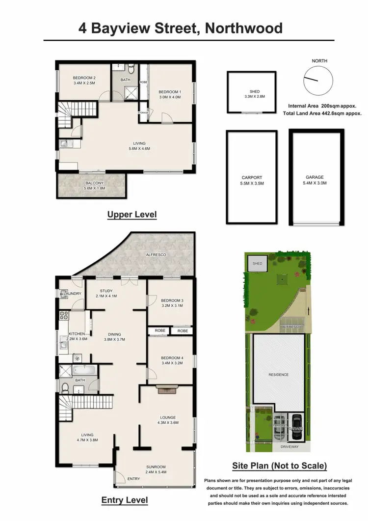 Floorplan of Homely house listing, 4 Bayview Street, Northwood NSW 2066