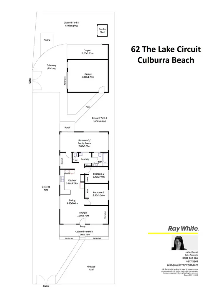Floorplan of Homely house listing, 62 The Lake Cct, Culburra Beach NSW 2540