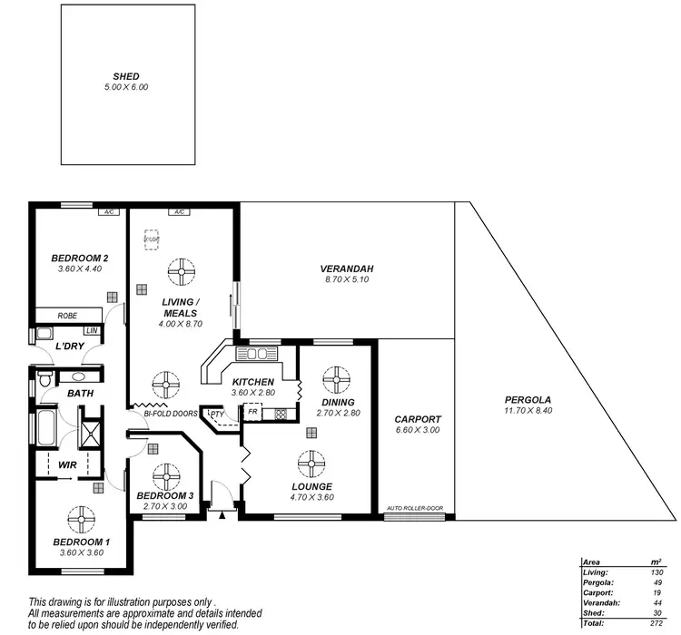 Floorplan of Homely house listing, 11 Parkview Drive, Blakeview SA 5114