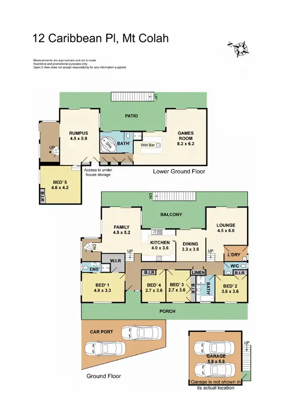 Floorplan of Homely house listing, 12 Caribbean Place, Mount Colah NSW 2079