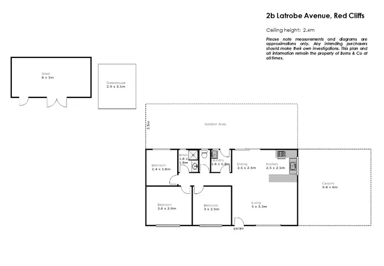 Floorplan of Homely house listing, 2b Latrobe Avenue, Red Cliffs VIC 3496