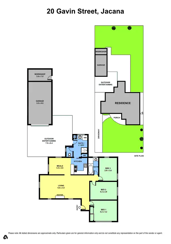 Floorplan of Homely house listing, 20 Gavin Street, Jacana VIC 3047