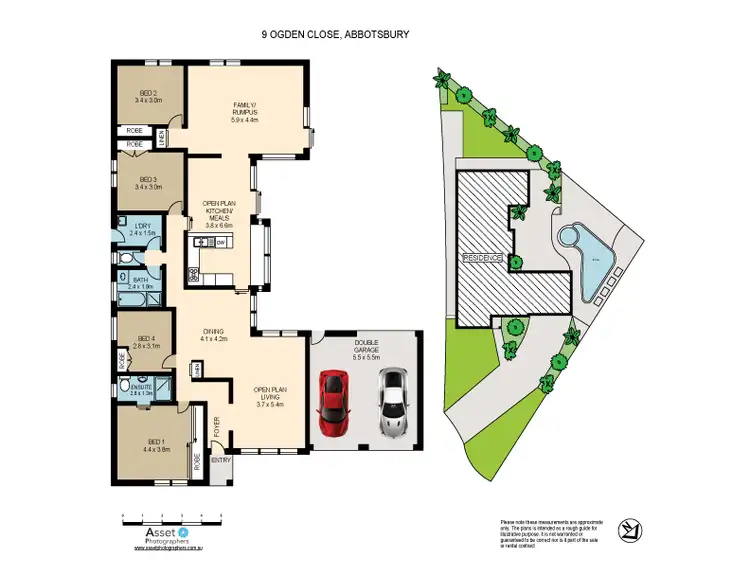 Floorplan of Homely house listing, 9 Ogden Close, Abbotsbury NSW 2176