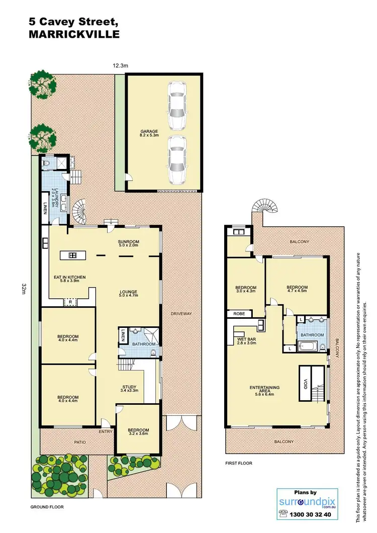 Floorplan of Homely house listing, 5 Cavey Street, Marrickville NSW 2204