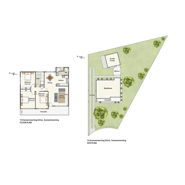 Floorplan of Homely house listing, 15 Eumemmerring Drive, Eumemmerring VIC 3177