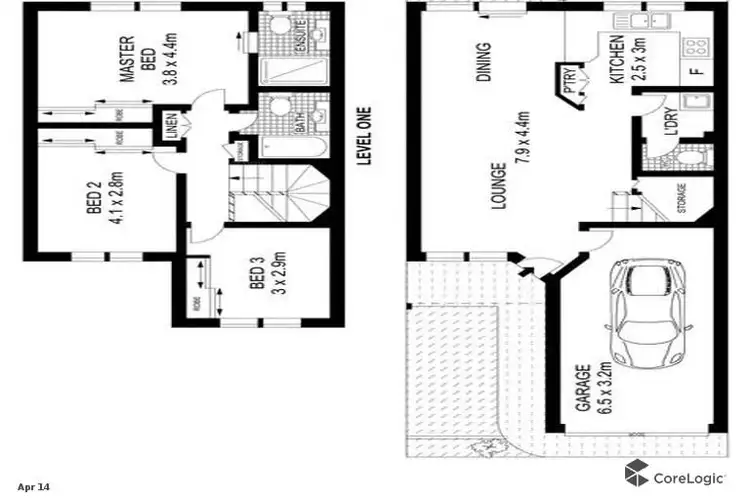 Floorplan of Homely townhouse listing, 152/2 Falcon Way, Tweed Heads South NSW 2486