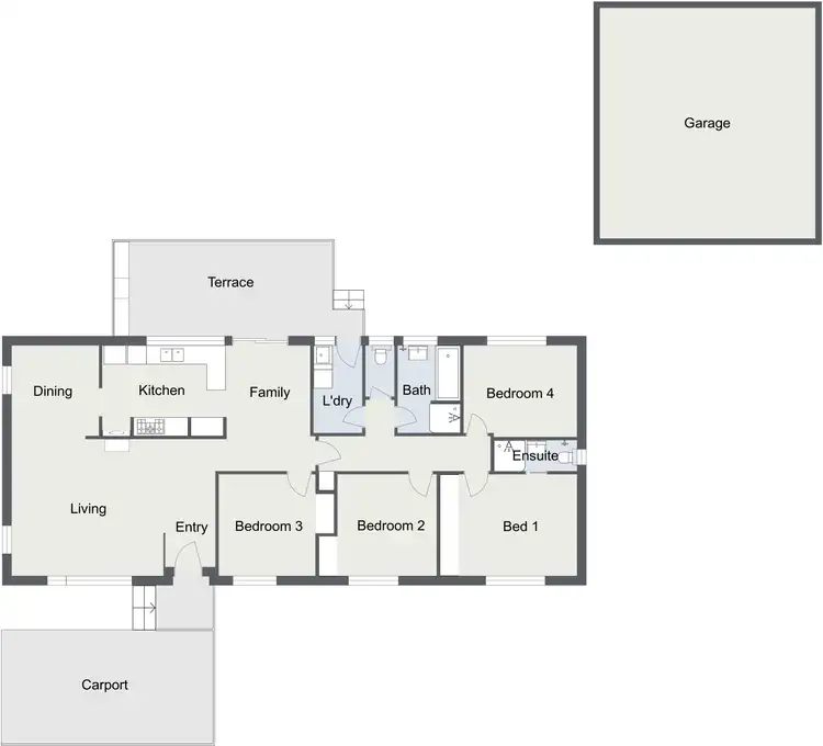 Floorplan of Homely house listing, 55 Calder Crescent, Holder ACT 2611