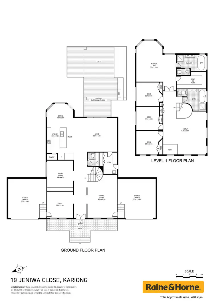 Floorplan of Homely house listing, 19 Jeniwa Close, Kariong NSW 2250