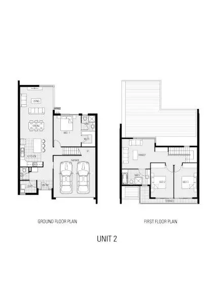Floorplan of Homely townhouse listing, 2/75 Caringbah Rd, Caringbah South NSW 2229