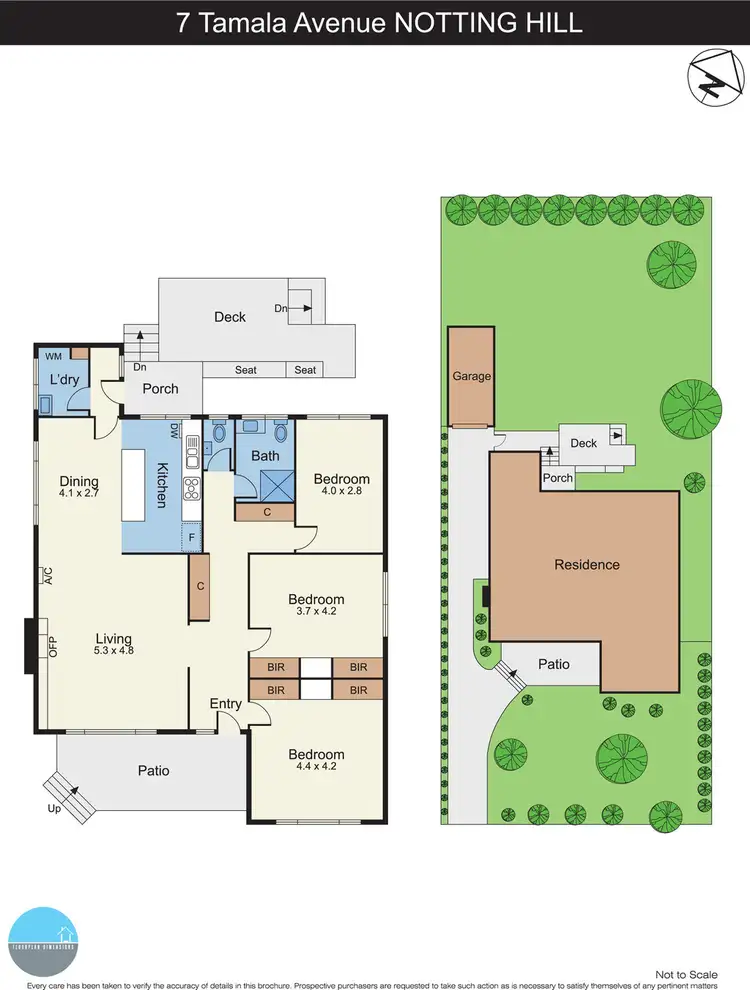 Floorplan of Homely house listing, 7 Tamala Avenue, Notting Hill VIC 3168