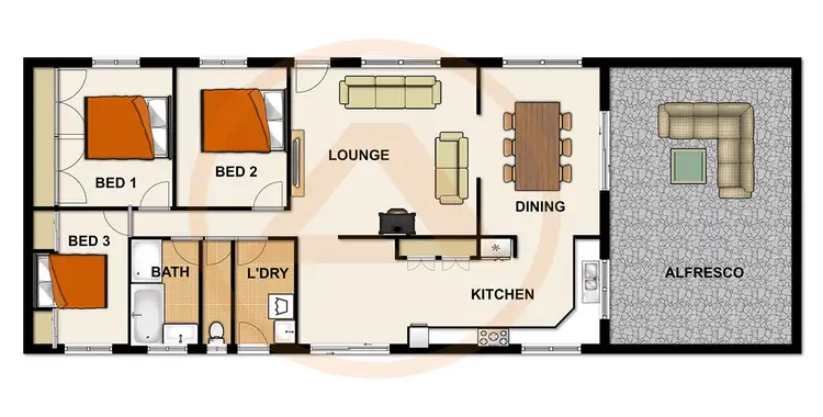 Floorplan of Homely house listing, 38 A Pinelands Street, Loganlea QLD 4131