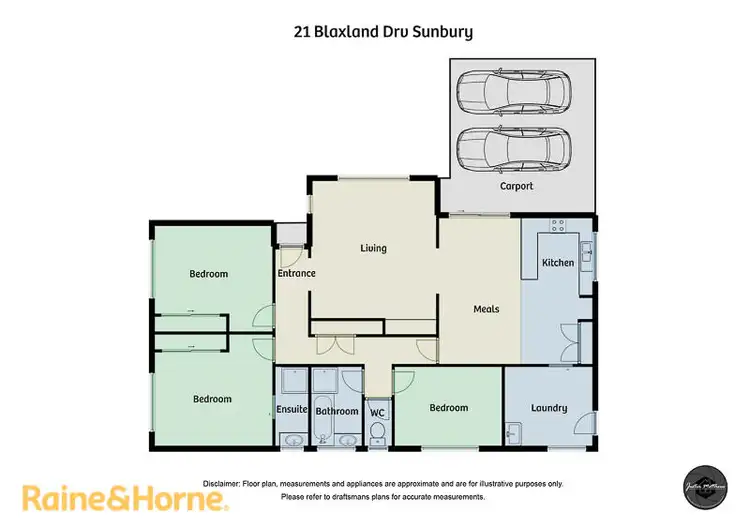 Floorplan of Homely house listing, 21 Blaxland Drive, Sunbury VIC 3429