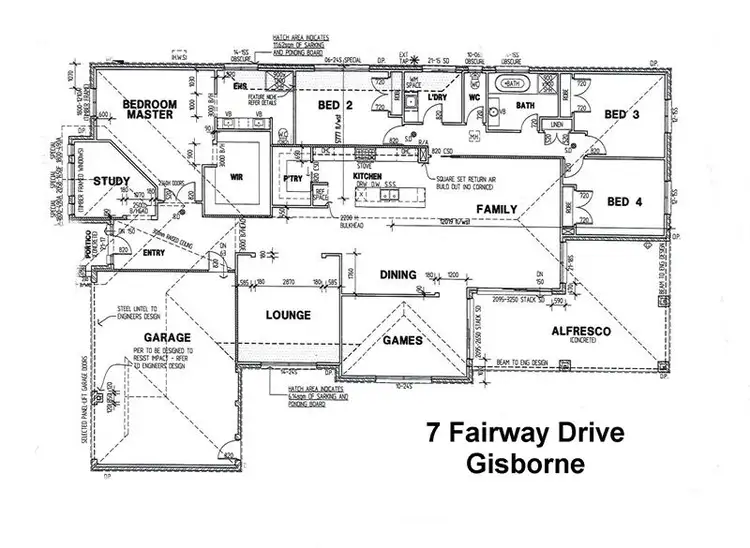 Floorplan of Homely house listing, 7 Fairway Drive, Gisborne VIC 3437