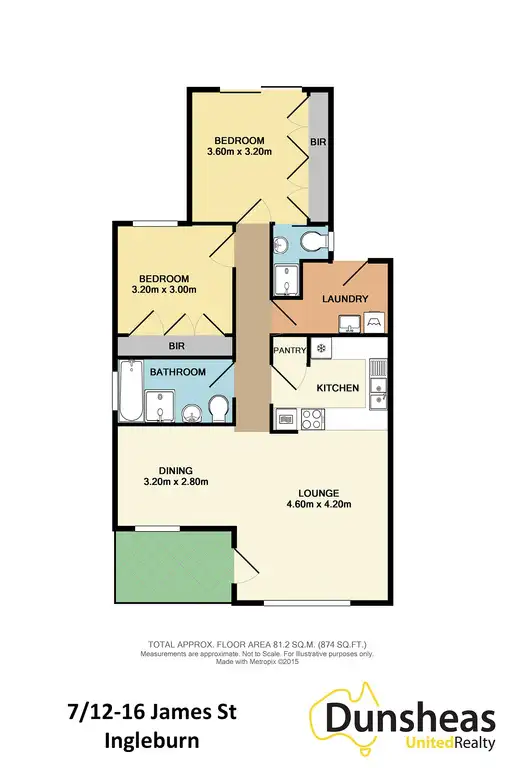 Floorplan of Homely villa listing, 7/12-16 James Street, Ingleburn NSW 2565