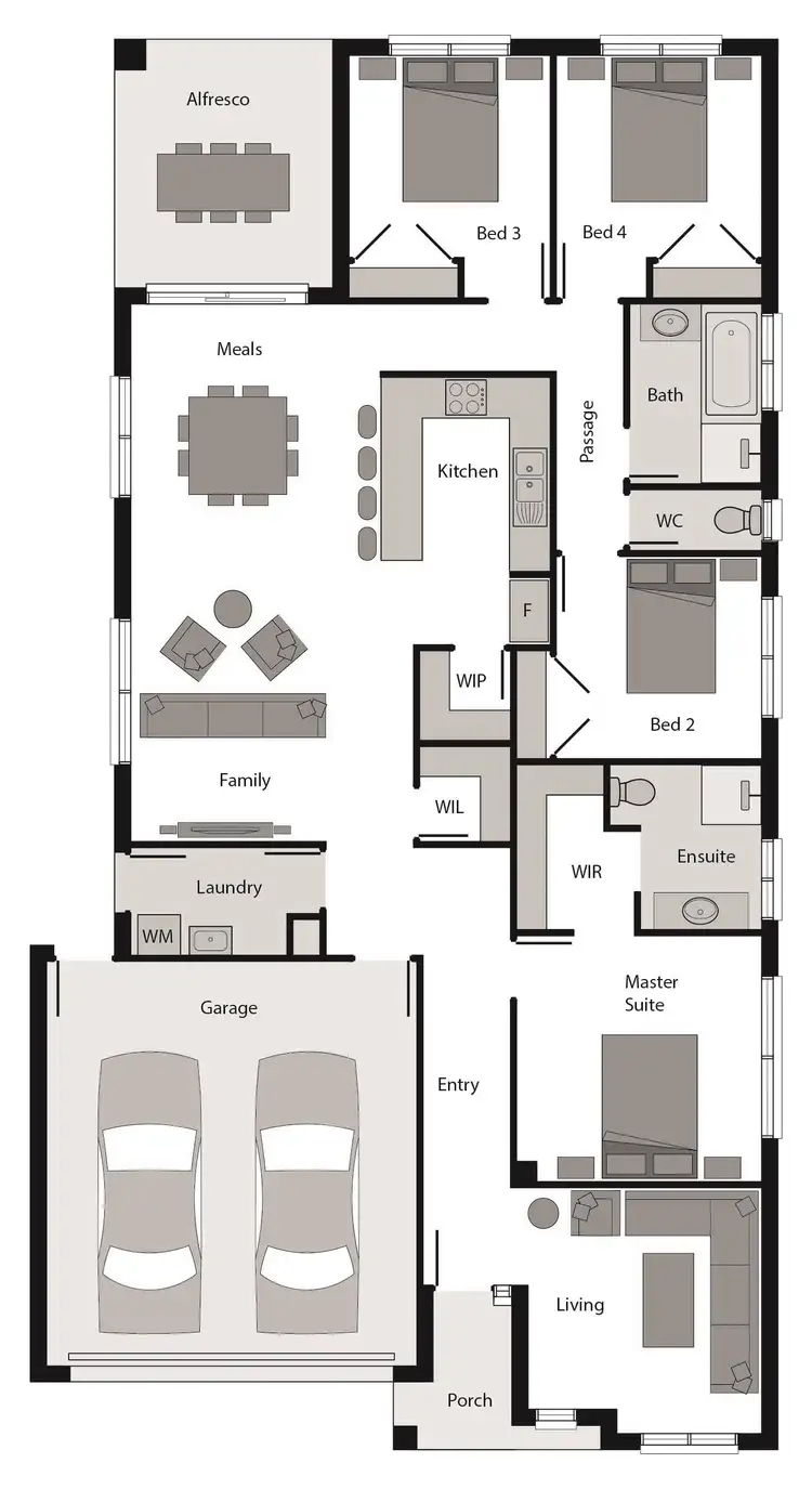 Floorplan of Homely house listing, 6 Nova Avenue, Truganina VIC 3029