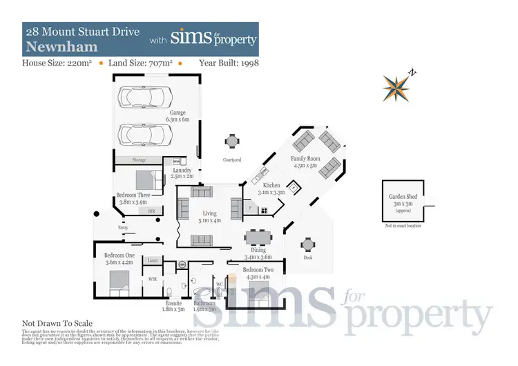 Floorplan of Homely house listing, 28 Mount Stuart Drive, Newnham TAS 7248