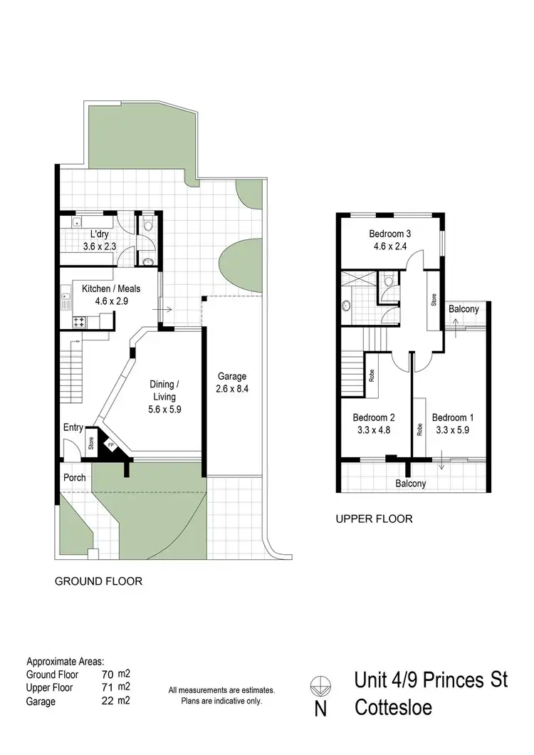 Floorplan of Homely house listing, 4/9 Princes Street, Cottesloe WA 6011
