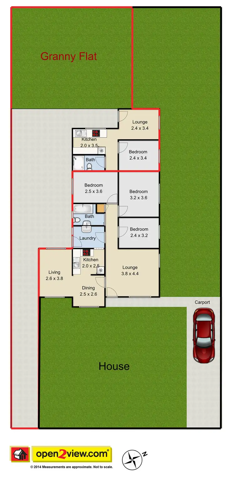Floorplan of Homely house listing, 6 & 6A Gauss Place, Tregear NSW 2770