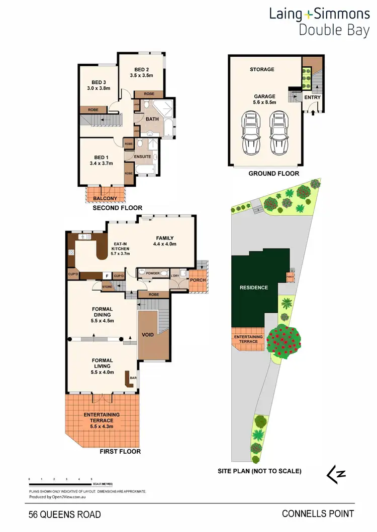 Floorplan of Homely house listing, 56 Queens Road, Connells Point NSW 2221