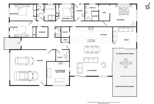 Floorplan of Homely house listing, 54 Emerald Drive, Meroo Meadow NSW 2540