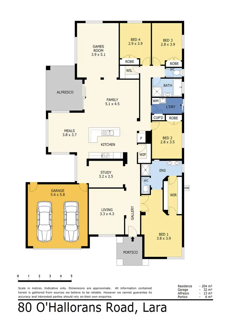 Floorplan of Homely house listing, 80 O'Hallorans Road, Lara VIC 3212