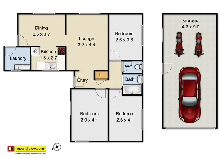 Floorplan of Homely house listing, 4 Picot Place, Blackett NSW 2770