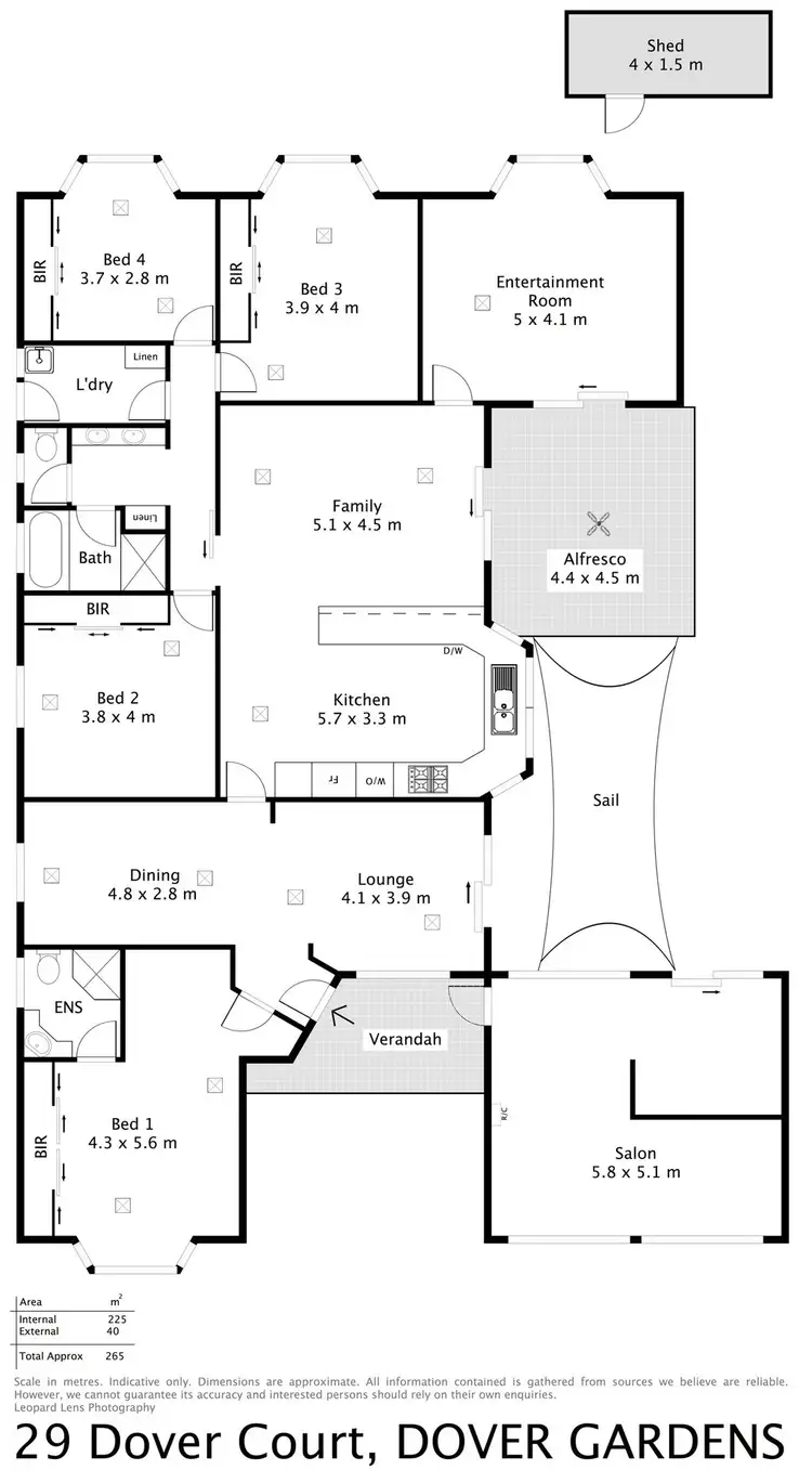 Floorplan of Homely house listing, 29 Dover Court, Dover Gardens SA 5048
