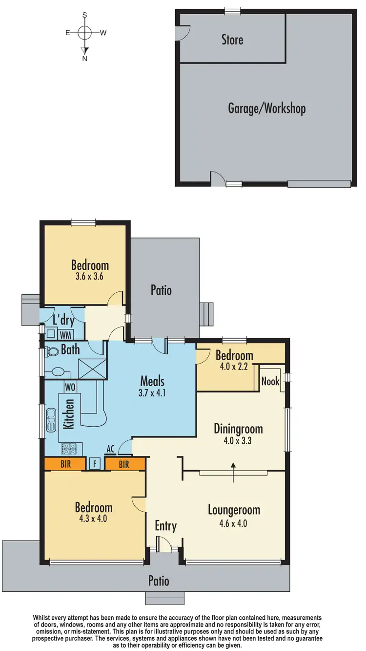 Floorplan of Homely house listing, 32 Calembeena Av, Hughesdale VIC 3166