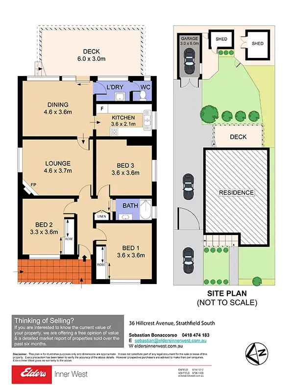 Floorplan of Homely house listing, 36 Hillcrest Avenue, Strathfield South NSW 2136
