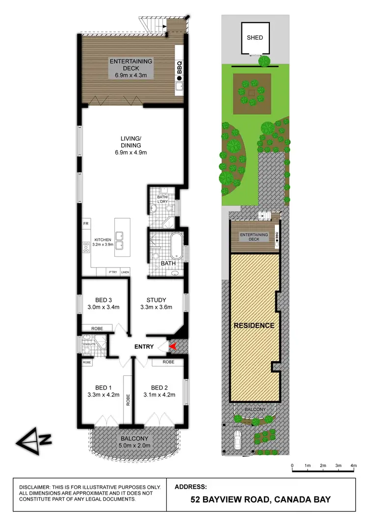 Floorplan of Homely house listing, 52 Bayview Road, Canada Bay NSW 2046