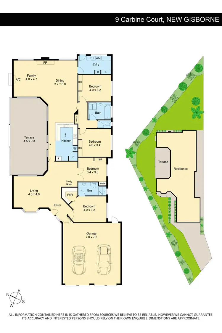 Floorplan of Homely house listing, 9 Carbine Court, New Gisborne VIC 3438
