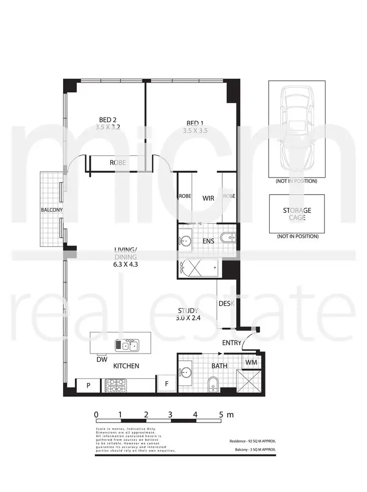 Floorplan of Homely apartment listing, 507/325 Collins Street, Melbourne VIC 3000