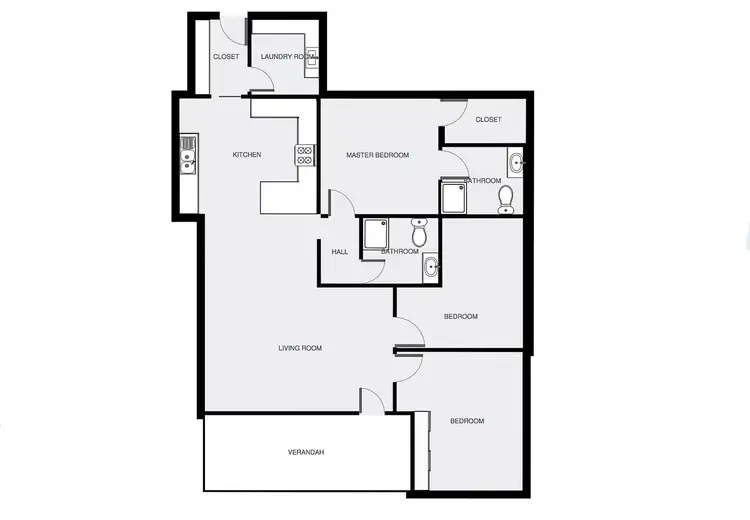 Floorplan of Homely house listing, 172 Darling St, Wentworth NSW 2648